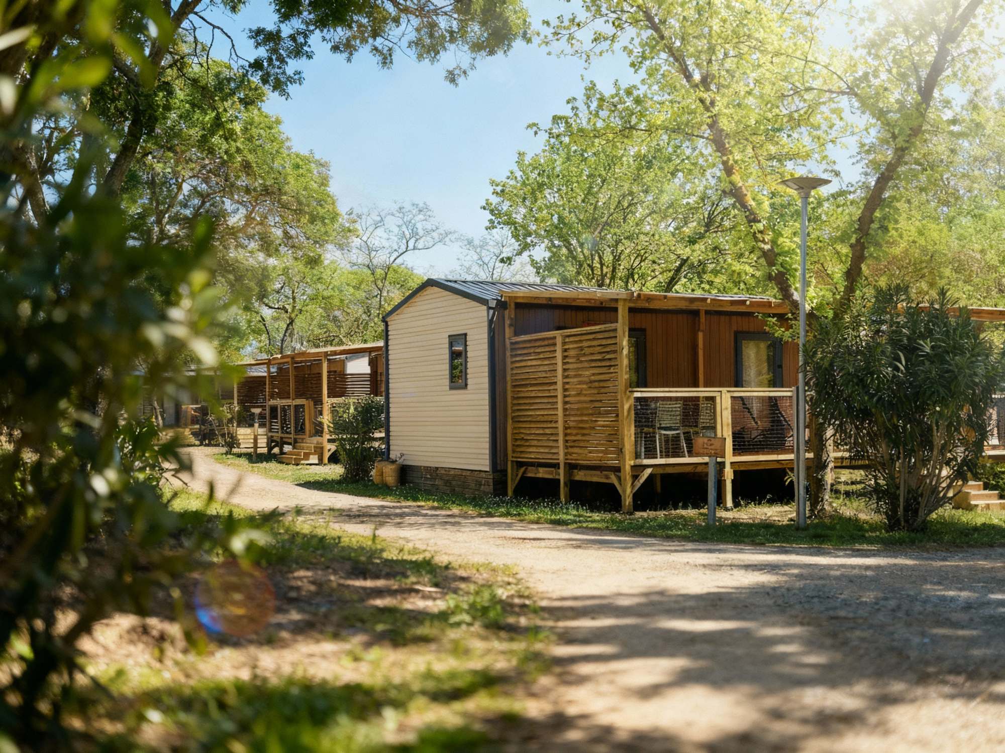 Camping Vale de Cesse allées
