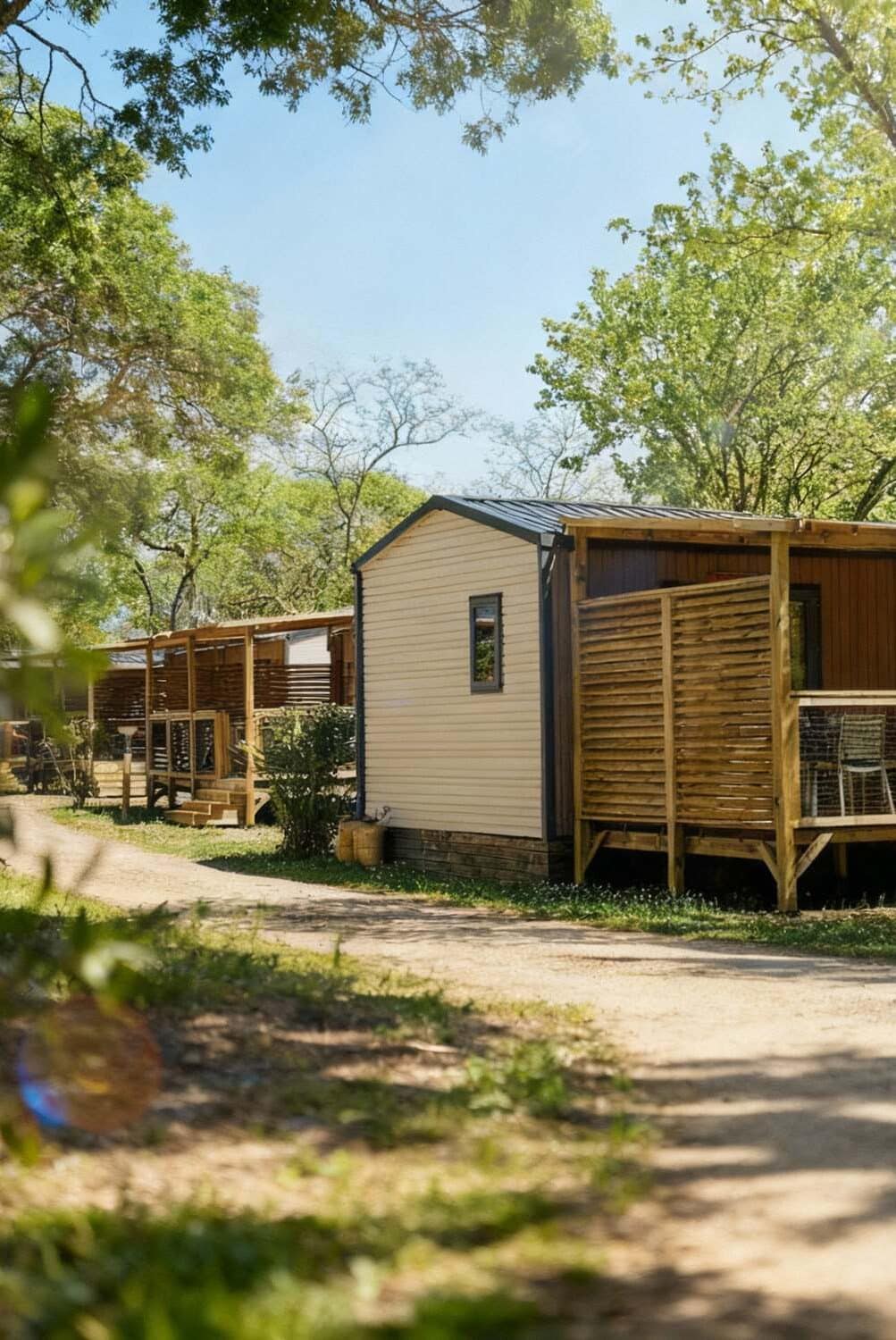 Camping Vale de Cesse allées