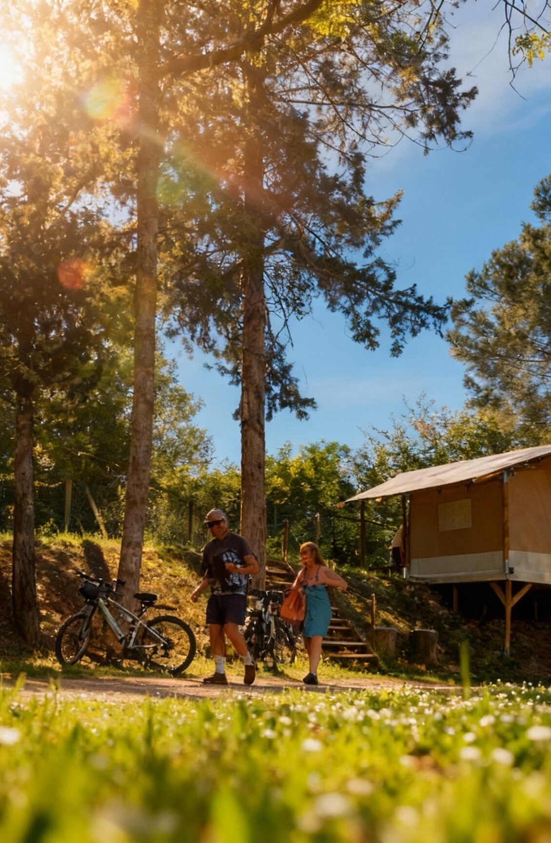 Camping Vale de Cesse campeurs