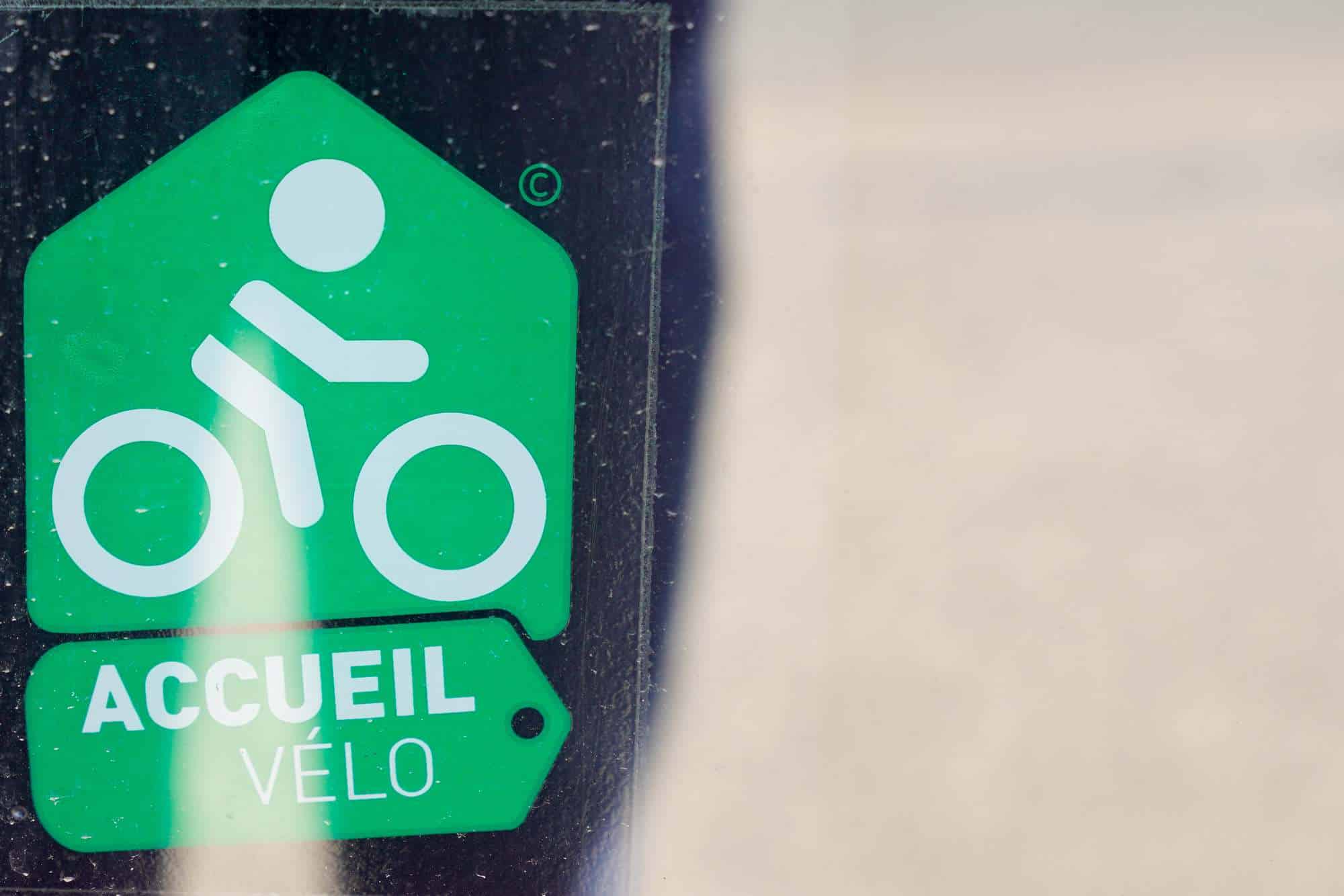 label accueil vélo