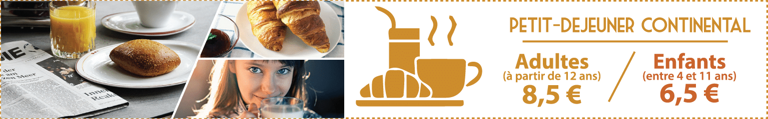 coupon petit déjeuner continental